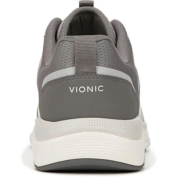 NIB Vionic Walk Strider Women's Size 10.5 M Gray /Gray Oxford Shoes Vio Motion