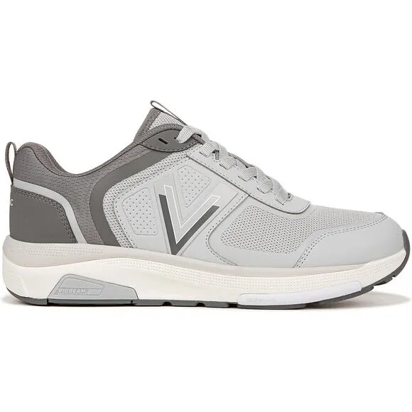 NIB Vionic Walk Strider Women's Size 10.5 M Gray /Gray Oxford Shoes Vio Motion