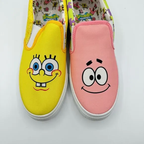 Nickelodeon SpongeBob SquarePants Patrik Slip-On Sneakers Men’s Size 9