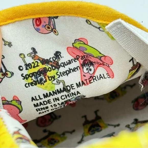 Nickelodeon SpongeBob SquarePants Patrik Slip-On Sneakers Men’s Size 9