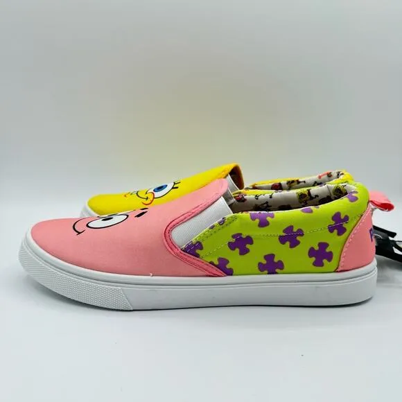 Nickelodeon SpongeBob SquarePants Patrik Slip-On Sneakers Men’s Size 9