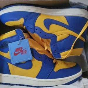 Nike Air Blue and Yellow Sneakers