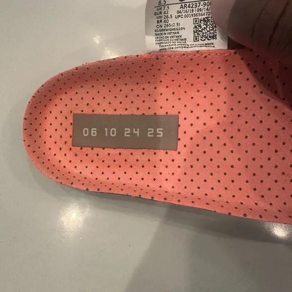Nike Air Fear of God 1 Oatmeal 8.5M/10W