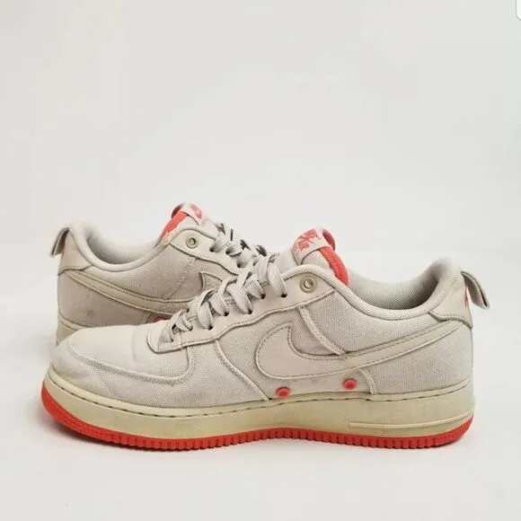 Nike Air Force 1 '07 AF1 Low Desert Sand Orange Sneakers. Men's Size 10.5