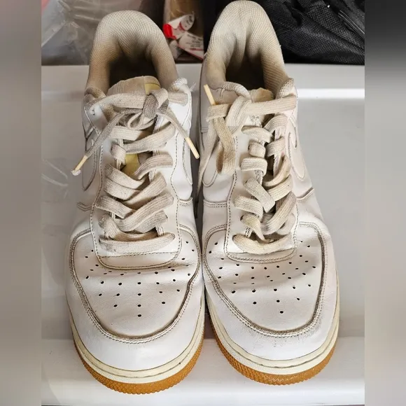 Nike Air Force 1 '07 Basketball Shoes AF1 Sneakera White US Men's Size 13