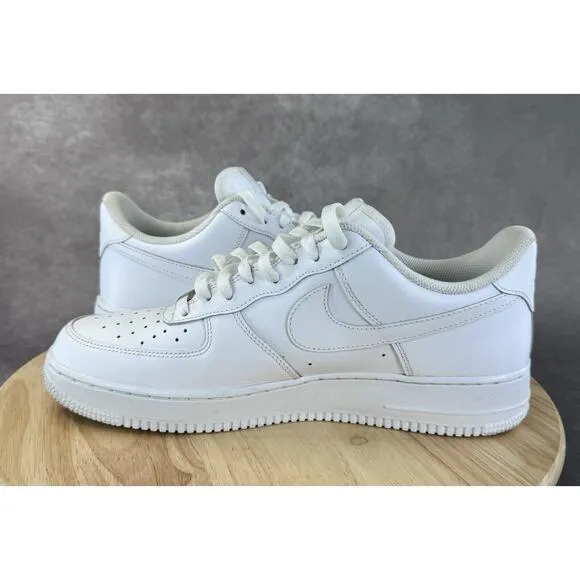 Nike Air Force 1 '07 Low Mens White Shoes Sneakers CW2288-111 Af1 Size 11.5