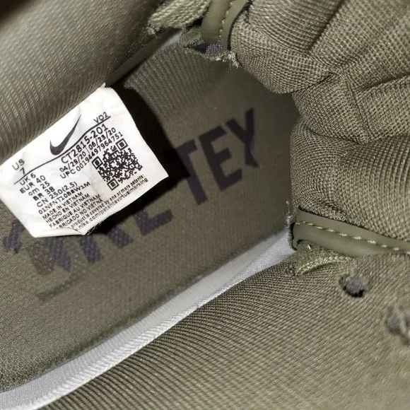 Nike Air Force 1 Gore-Tex Boot Medium Olive Men's Size 7 / Women's 8.5 US