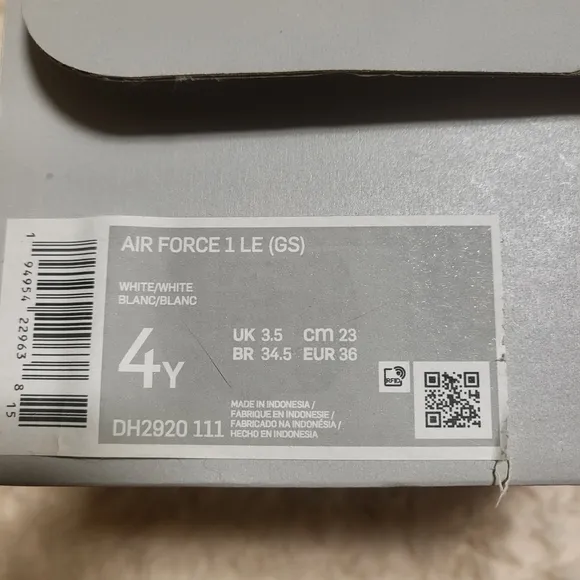 Nike air force 1 LE ,DH2920 111, Sneakers