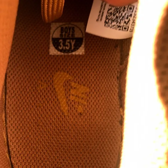 Nike Air Force 1 Low 3 Wheat/Wheat-Gum/Brown Size 3.5y 700 AF1