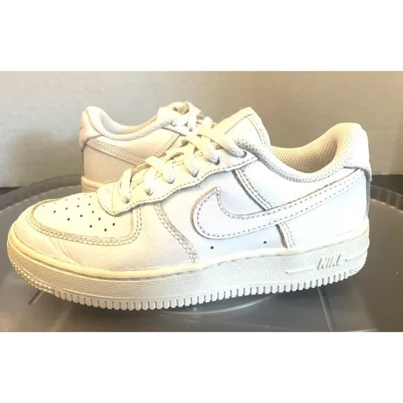 Nike Air Force 1 Low Triple White AF1 Sneakers DH2920-111 Youth Size 13.5