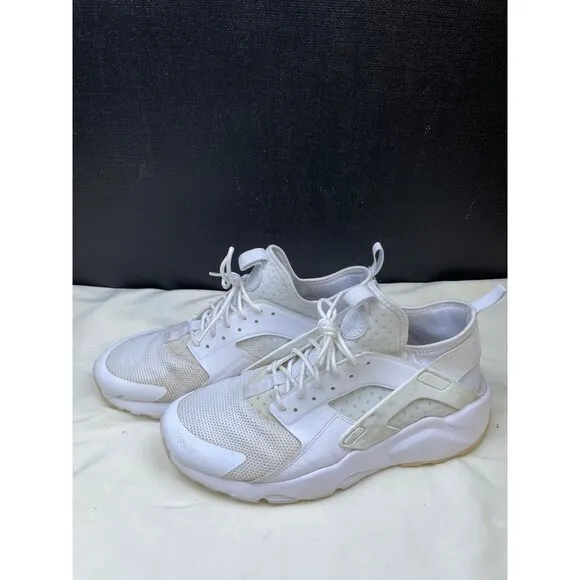 Nike Air Huarache Mens White Beige Slip on Sneakers Shoes SIze 12 SKU 6822