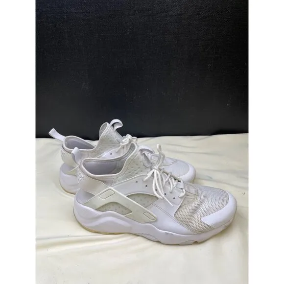 Nike Air Huarache Mens White Beige Slip on Sneakers Shoes SIze 12 SKU 6822