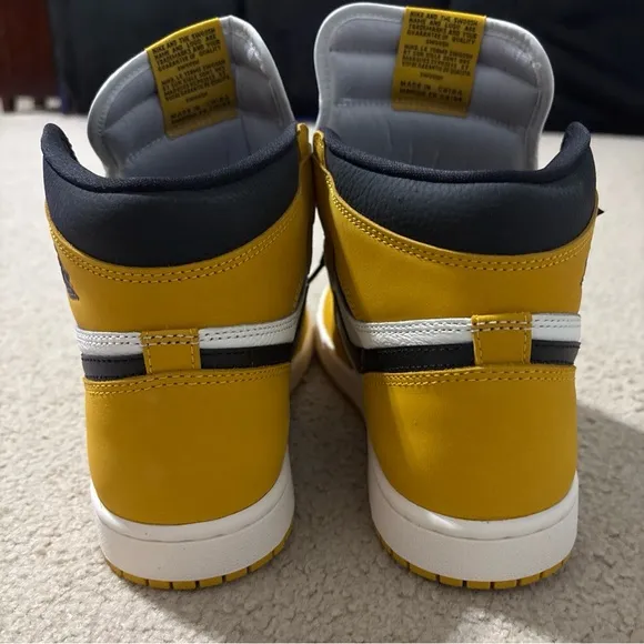 Nike Air Jordan 1 Men’s Size 8.5 Retro High OG Yellow Ochre DZ5485-701 Sneakers