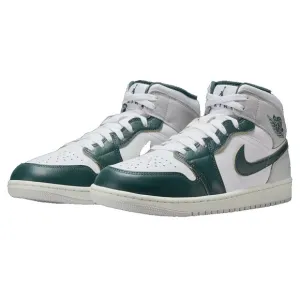 Nike Air Jordan 1 Mid SE Shoes White Oxidized Green Sail FQ7720-103 Men's NEW