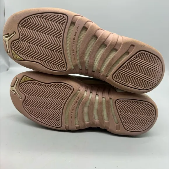 Nike Air Jordan 12 Retro GG Plum Fog 845028-025 Pink Shoes Kids 6.5 / Women 8