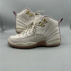 Nike Air Jordan 12 Retro GG Plum Fog 845028-025 Pink Shoes Kids 6.5 / Women 8