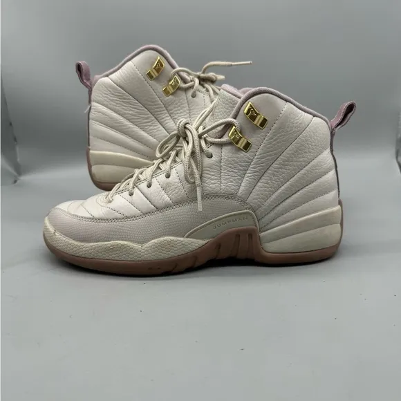 Nike Air Jordan 12 Retro GG Plum Fog 845028-025 Pink Shoes Kids 6.5 / Women 8
