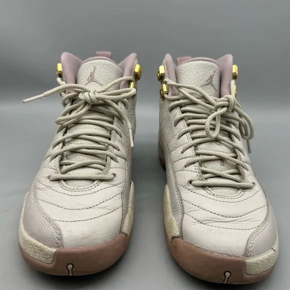 Nike Air Jordan 12 Retro GG Plum Fog 845028-025 Pink Shoes Kids 6.5 / Women 8