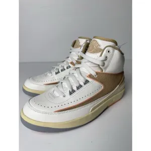 Nike Air Jordan 2 Retro Sneakers Shoes Beige DX4400-118 Women's US 9 EU 40.5 NEW