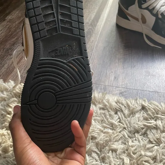 Nike Air Jordan Black and Gray Sneakers