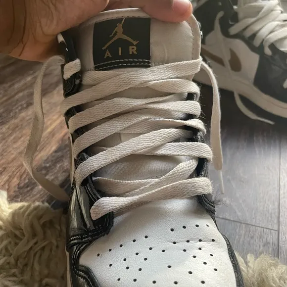 Nike Air Jordan Black and Gray Sneakers