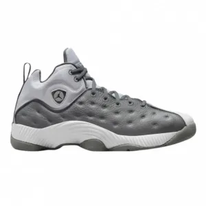 Nike Air Jordan Men's Jumpman Team 2 White grey athletic sneakers US 8
