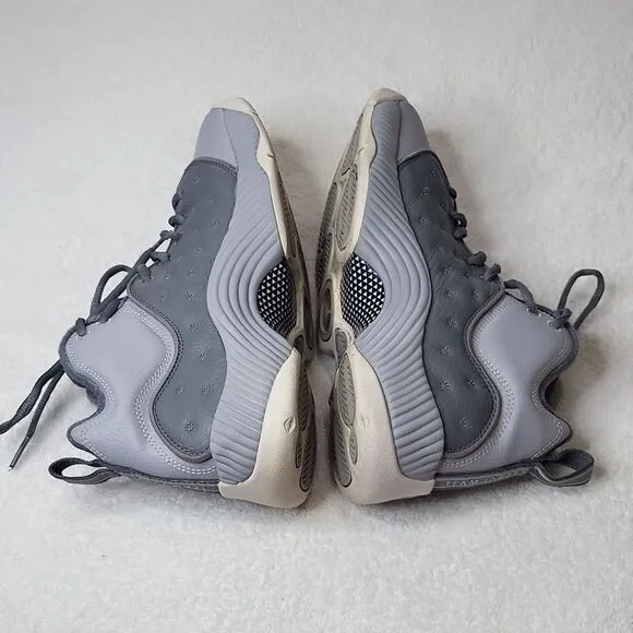 Nike Air Jordan Men's Jumpman Team 2 White grey athletic sneakers US 8