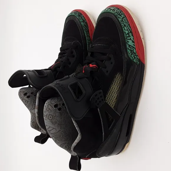 Nike Air Jordan Spizike 2017 sneakers Men 11 Black and Red High-Top Y2K  Casual