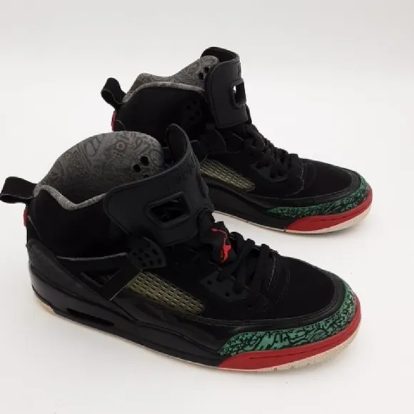 Nike Air Jordan Spizike 2017 sneakers Men 11 Black and Red High-Top Y2K  Casual