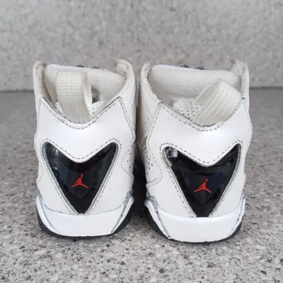 Nike Air Jordan True Flight Sneakers White Kid Shoes 5C