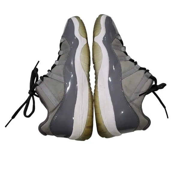 Nike Air Jordan XI 11 Retro Low Cool Grey Gray White 528895-003 Size 14