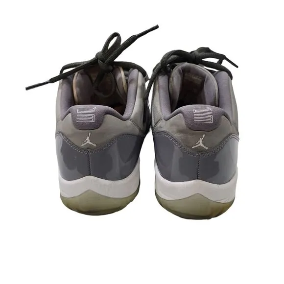 Nike Air Jordan XI 11 Retro Low Cool Grey Gray White 528895-003 Size 14