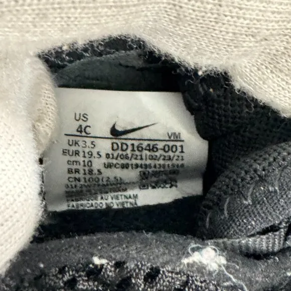 NIKE AIR KIDS' TODDLER MAX 270 CASUAL SHOES, Size 4C
