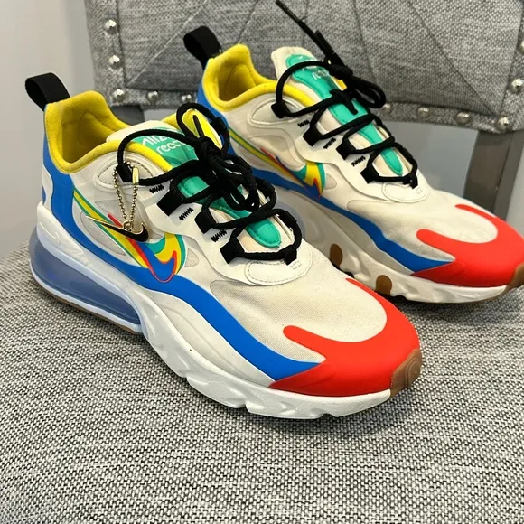 Nike Air Max 270 Women’s React 'Legend of Her' Colorful Running Shoe, Size 7