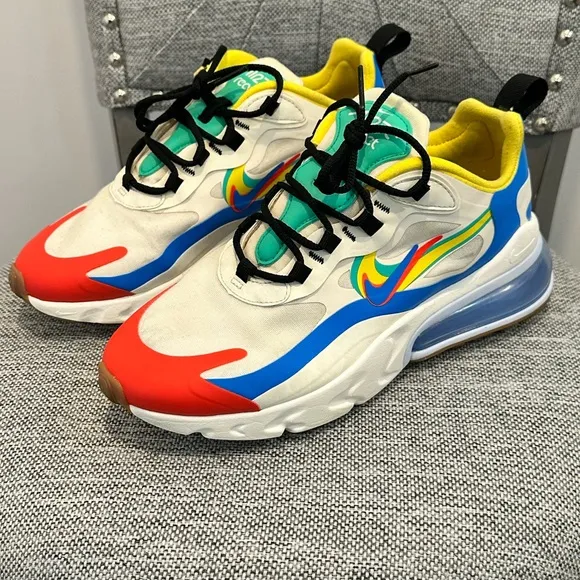 Nike Air Max 270 Women’s React 'Legend of Her' Colorful Running Shoe, Size 7