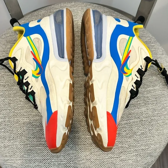 Nike Air Max 270 Women’s React 'Legend of Her' Colorful Running Shoe, Size 7