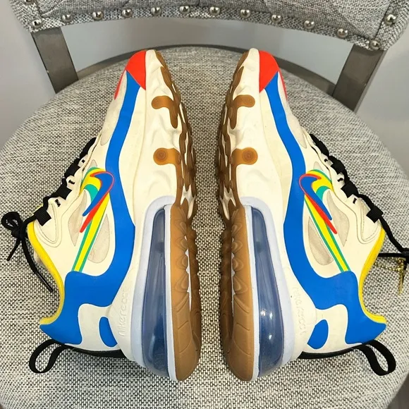 Nike Air Max 270 Women’s React 'Legend of Her' Colorful Running Shoe, Size 7