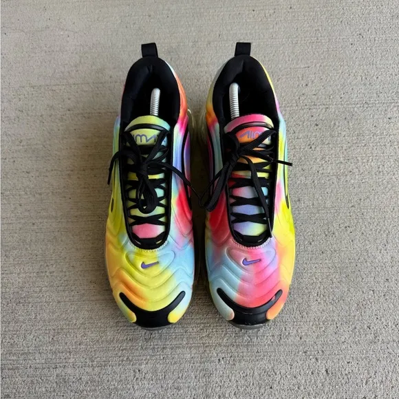 Nike Air Max 720 Tie Dye Sneakers Shoes CK0845-900 US Men’s Size 10.5