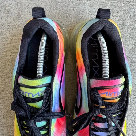 Nike Air Max 720 Tie Dye Sneakers Shoes CK0845-900 US Men’s Size 10.5