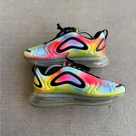 Nike Air Max 720 Tie Dye Sneakers Shoes CK0845-900 US Men’s Size 10.5