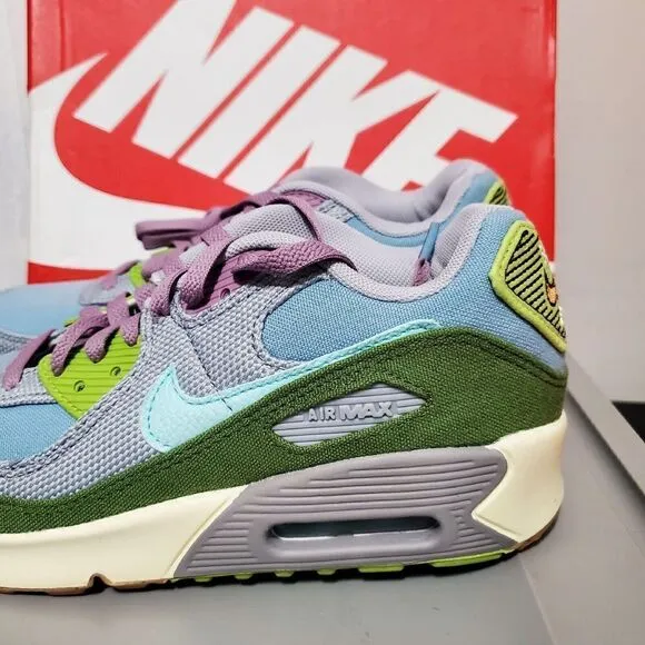 Nike Air Max 90 SE1 GS Sz 6Y Sneakers Shoes Multicolor Unisex(DQ4016 400) New