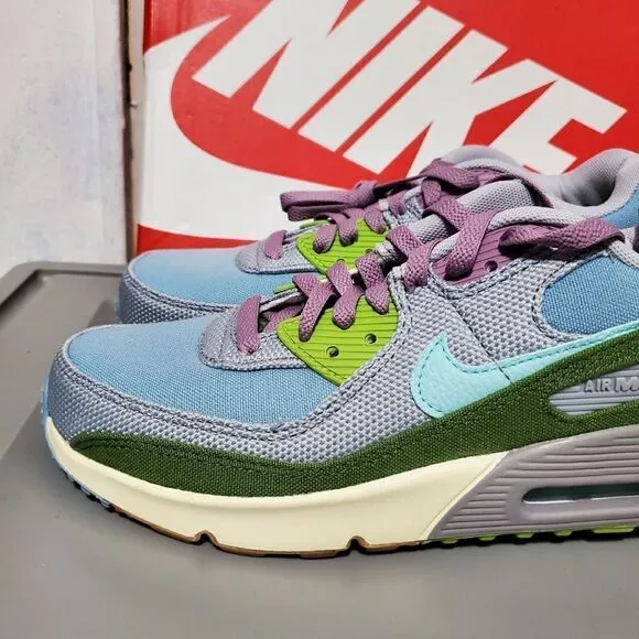 Nike Air Max 90 SE1 GS Sz 6Y Sneakers Shoes Multicolor Unisex(DQ4016 400) New