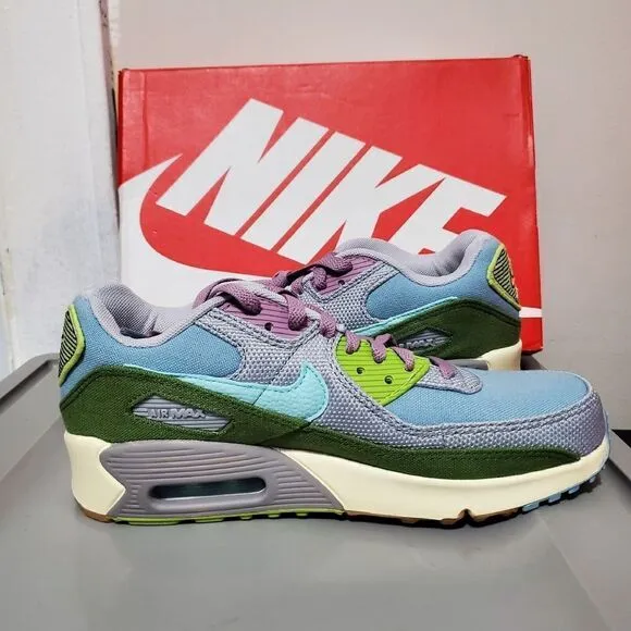 Nike Air Max 90 SE1 GS Sz 6Y Sneakers Shoes Multicolor Unisex(DQ4016 400) New