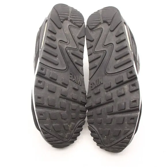 Nike Air Max 90 Sneakers Mens 8.5 Black White Sneakers Shoes Trainers CN8490-002
