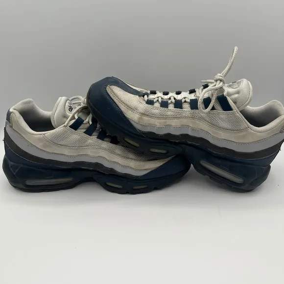 Nike Air Max 95 Armory Navy Anthracite Wolf Gray Mens 10.5 Yankees 749766-406