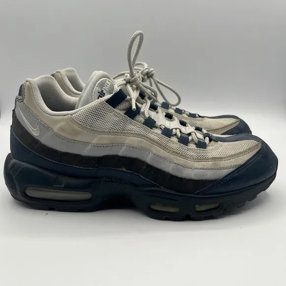 Nike Air Max 95 Armory Navy Anthracite Wolf Gray Mens 10.5 Yankees 749766-406