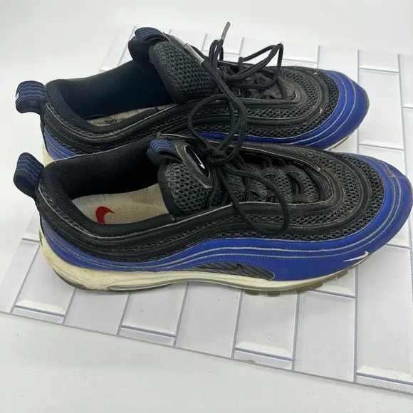 Nike Air Max 97 QS 'Royal Foamposite' CI5011-400 Blue Black Shoes Mens Size 13