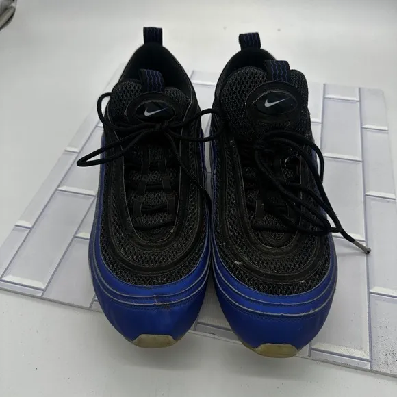 Nike Air Max 97 QS 'Royal Foamposite' CI5011-400 Blue Black Shoes Mens Size 13