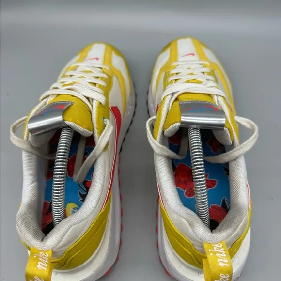 Nike Air Max Dawn Vivid Sulfur Siren Red Men Size 9 Running Jogging Shoes