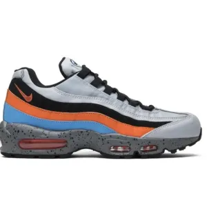 Nike Air Max Sneakers with Orange and Blue Accents Size 10.5